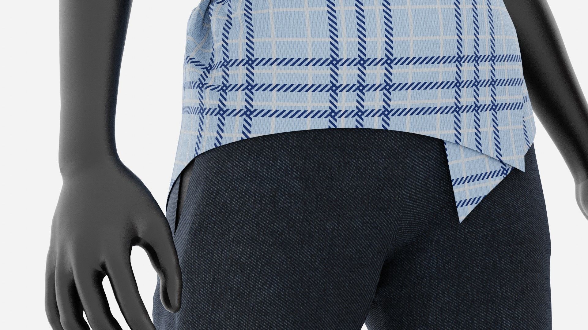 Woman Outdoor Clothes 02 3D model_3