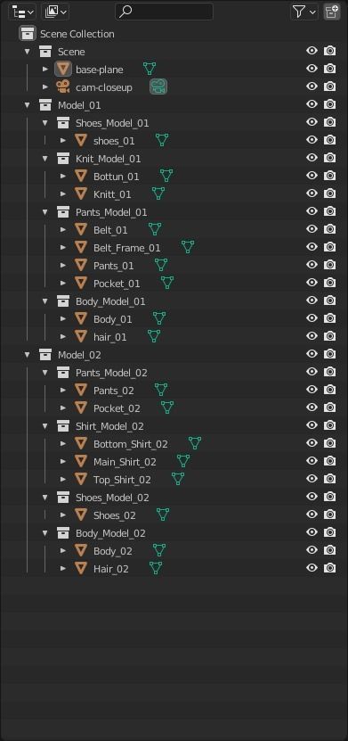 Woman Outdoor Clothes 02 3D model_8