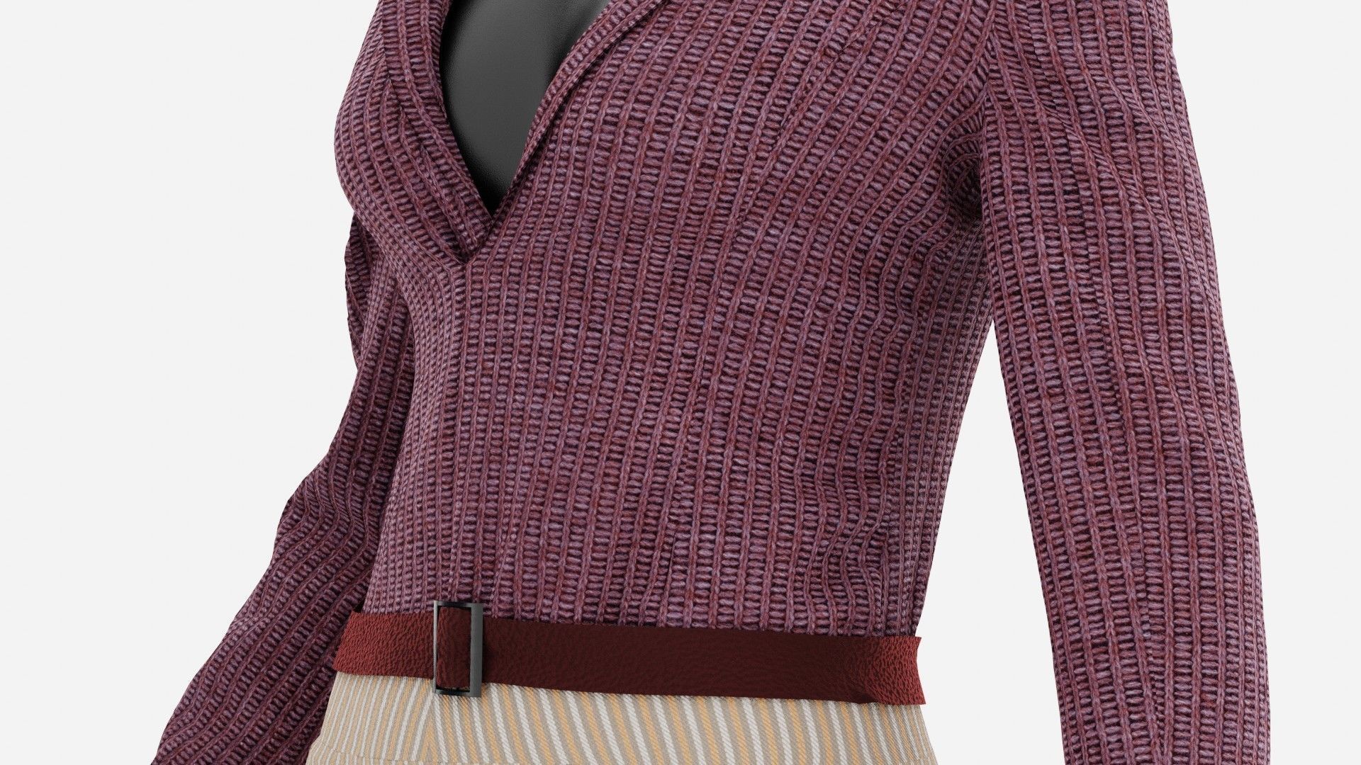 Woman Outdoor Clothes 02 3D model_2