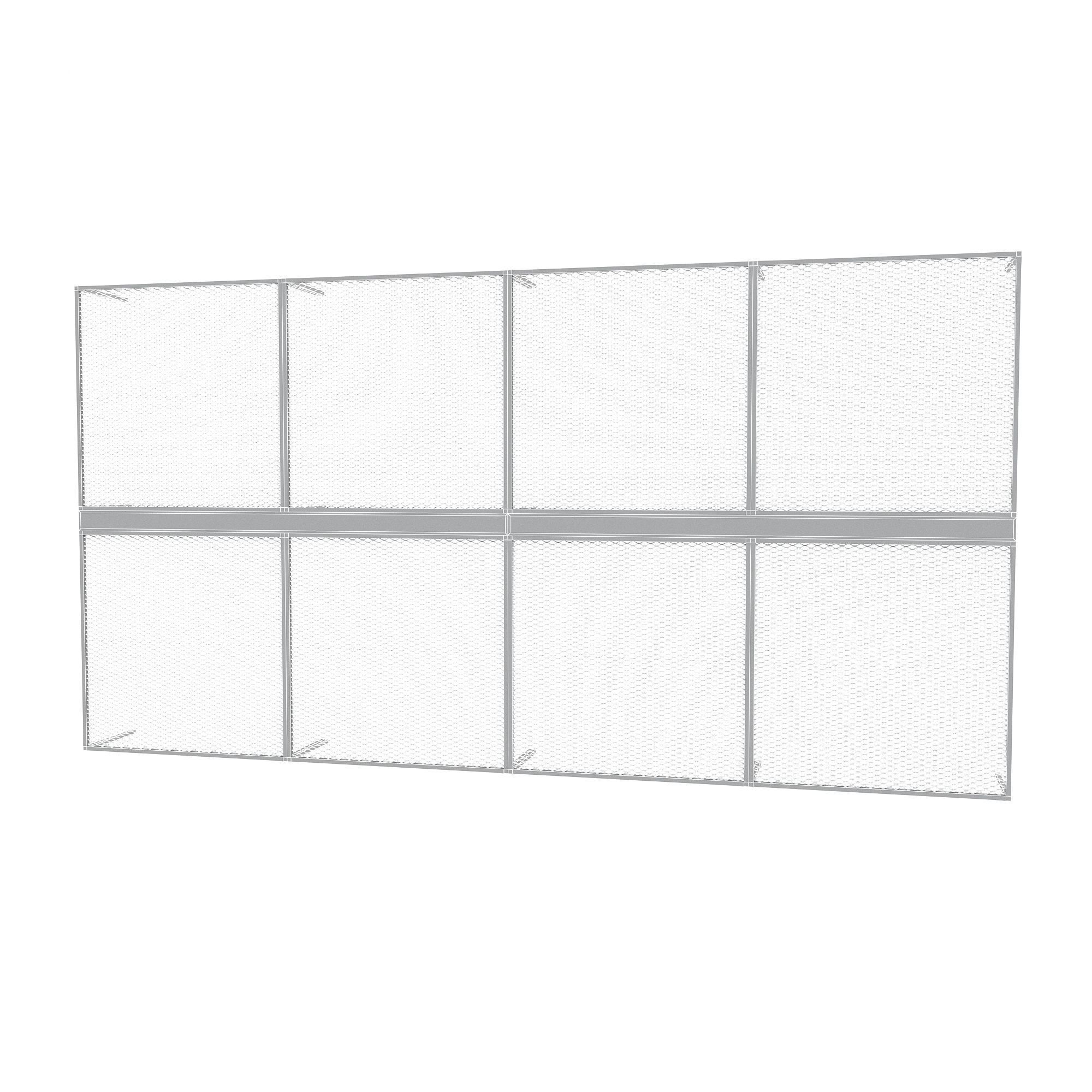 metal mesh model Low-poly 3D model_4