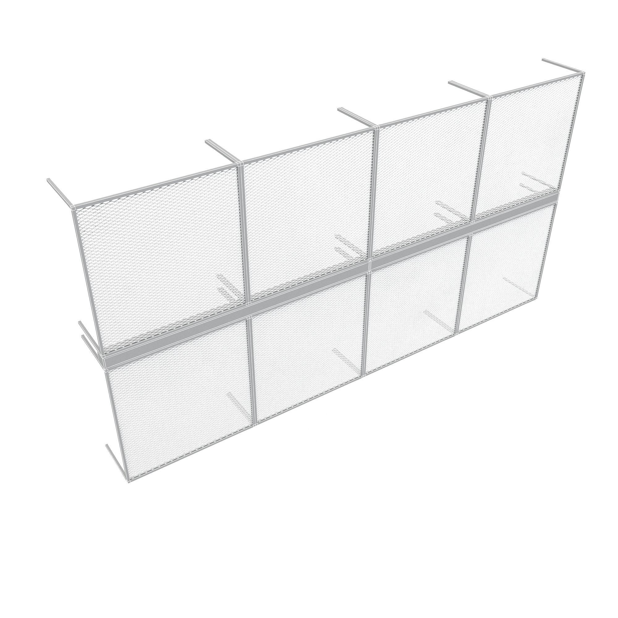 metal mesh model Low-poly 3D model_5