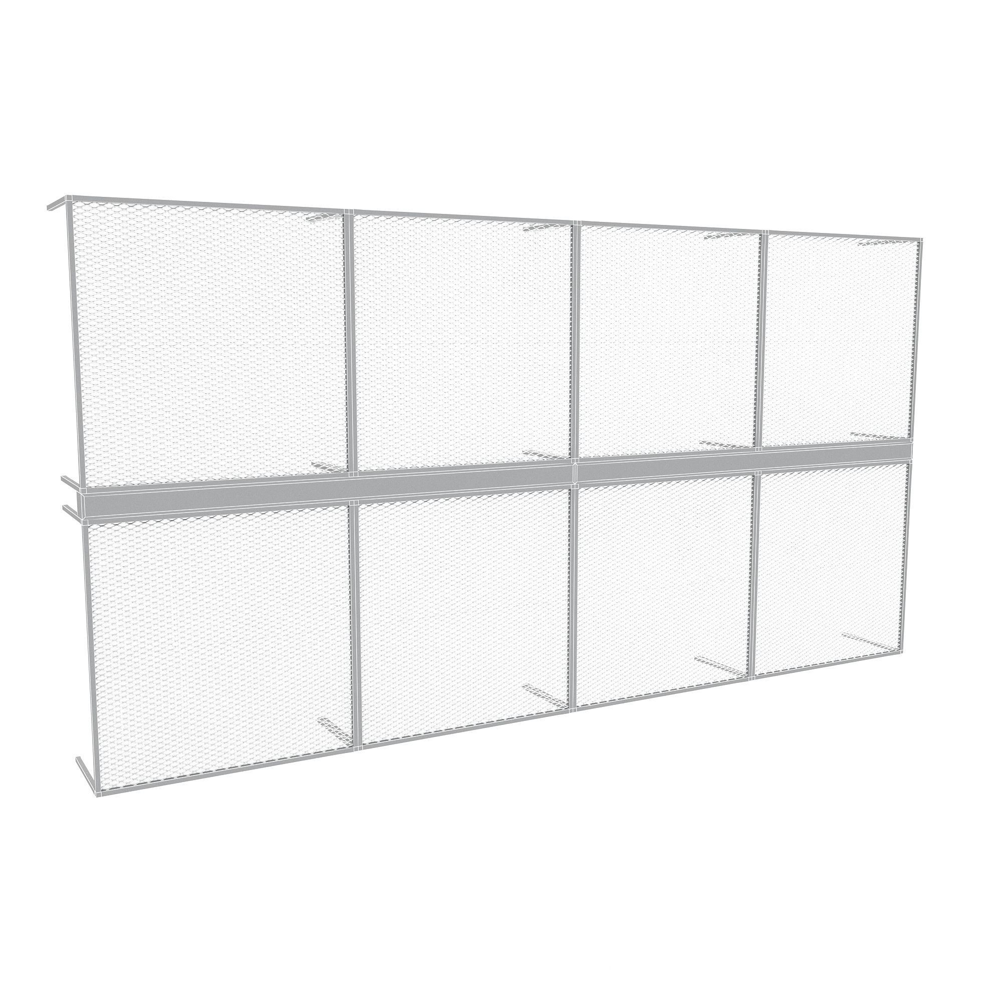 metal mesh model Low-poly 3D model_6