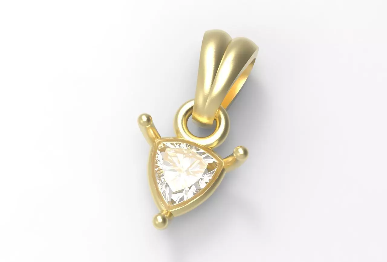 trillion pendant 5mm 3D print model