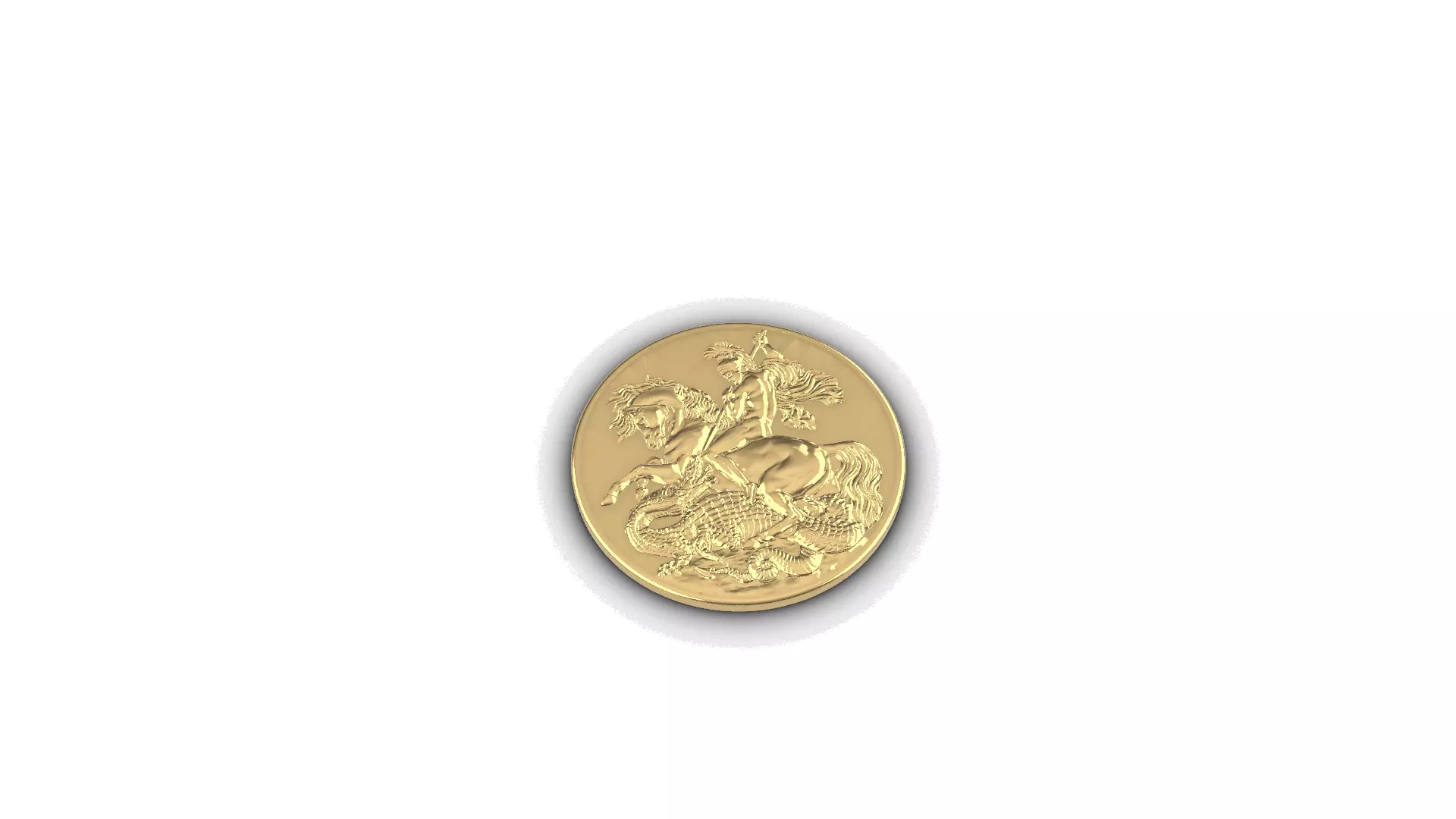 Saint George Free 3D print model