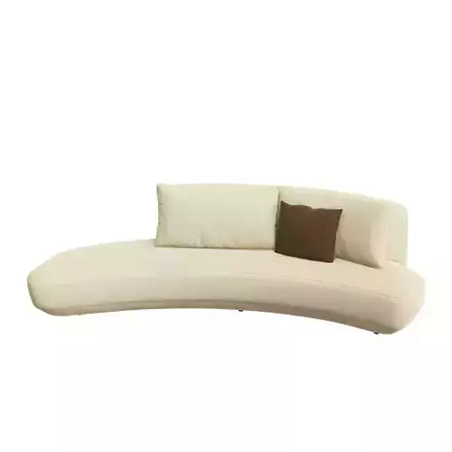 Audrey curved sofa by Massimo Castagna