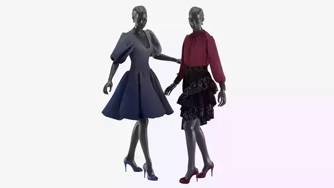 Party Clothes 02 3D model