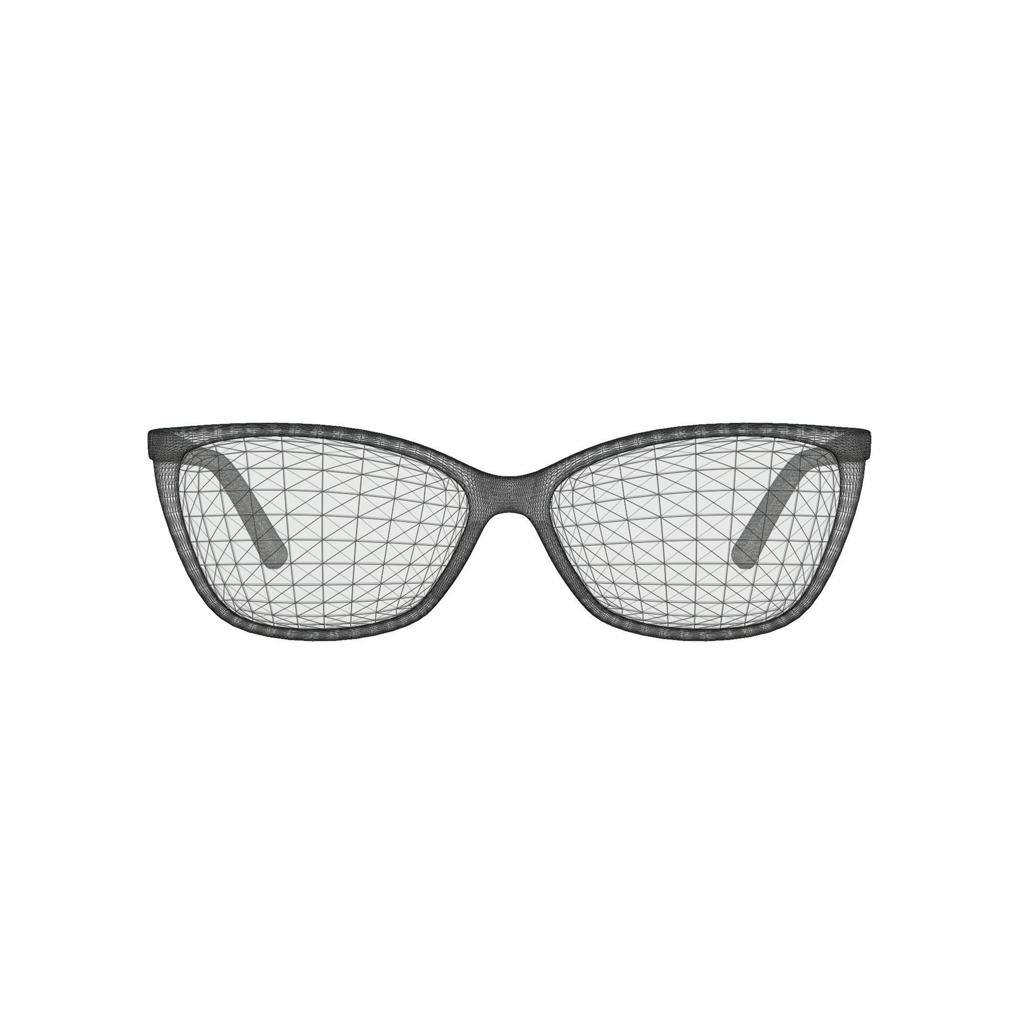 Skaga - 2839 FORM 640 Glasses Low-poly 3D model_7