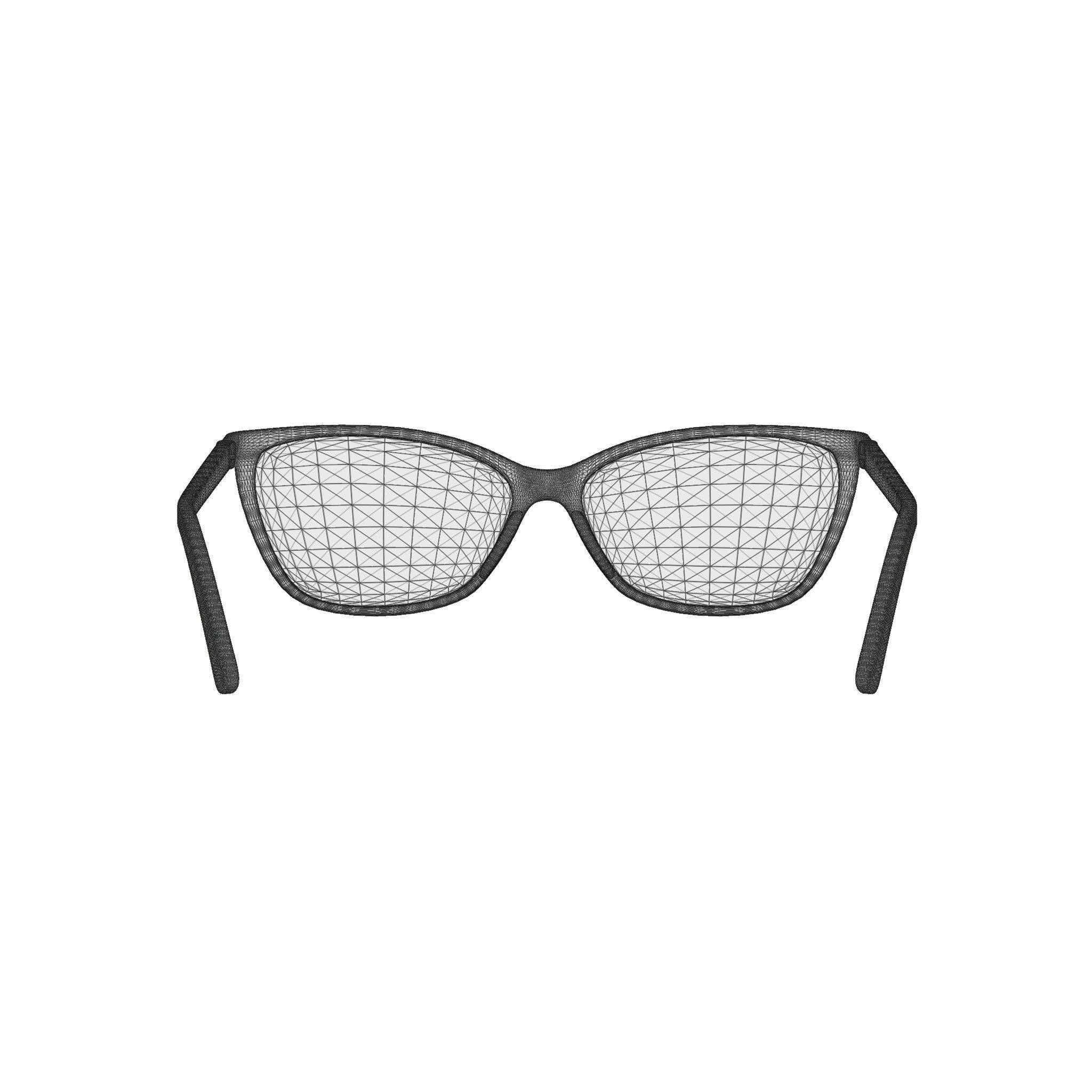 Skaga - 2839 FORM 640 Glasses Low-poly 3D model_6