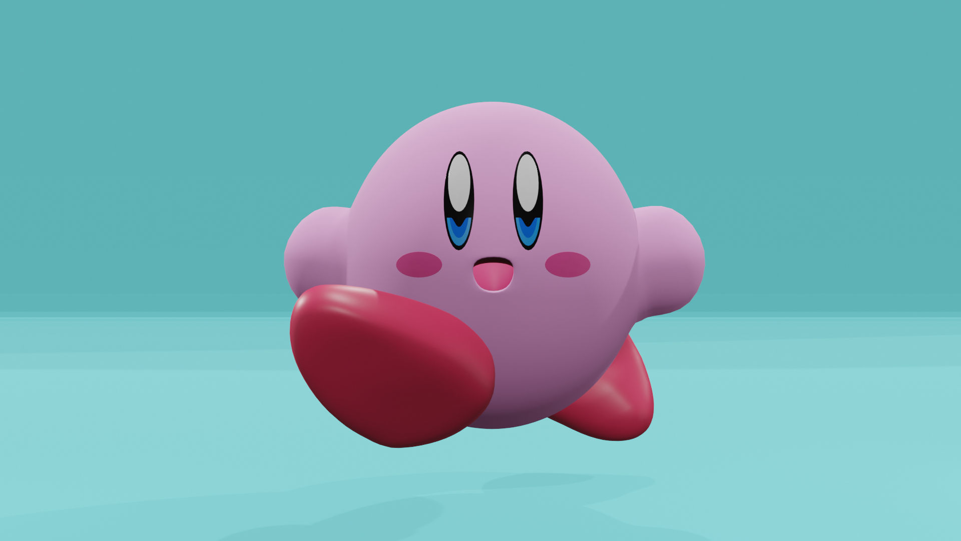 Kirby character 3D model_3