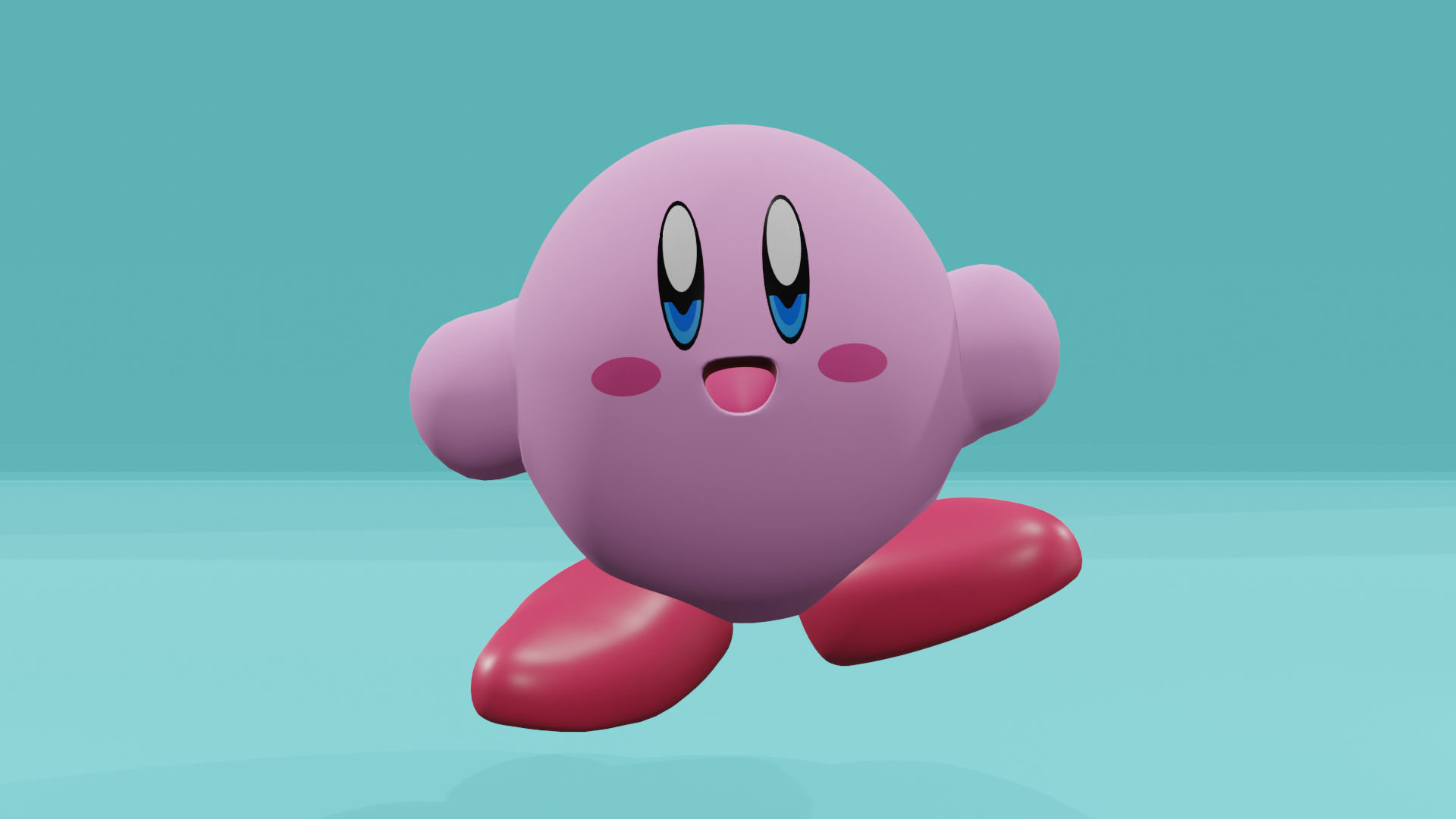 Kirby character 3D model_4