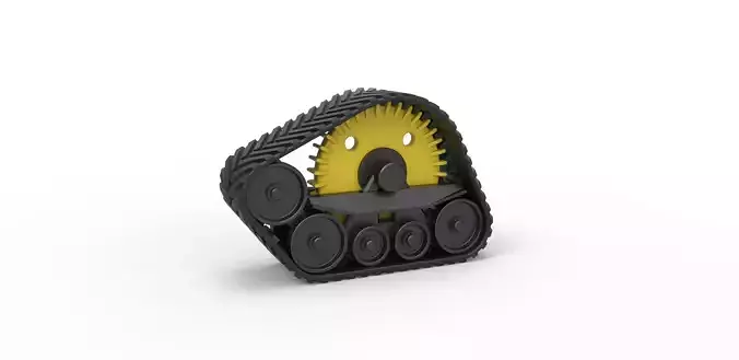 Track of tractor Scale 1 to 25