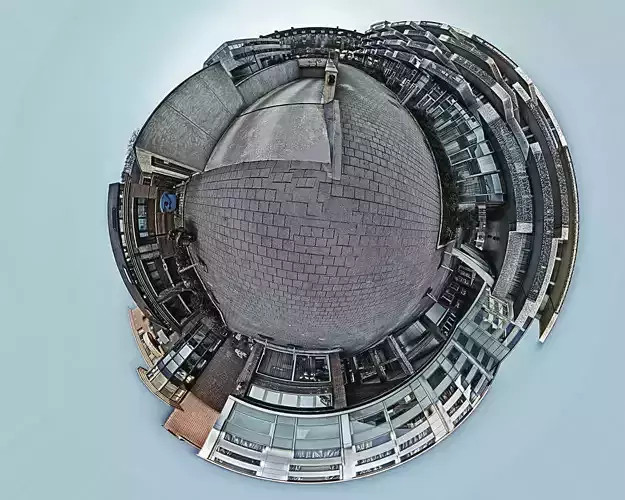 5 Exterior Panoramas 360x180 V2 Low-poly 3D model