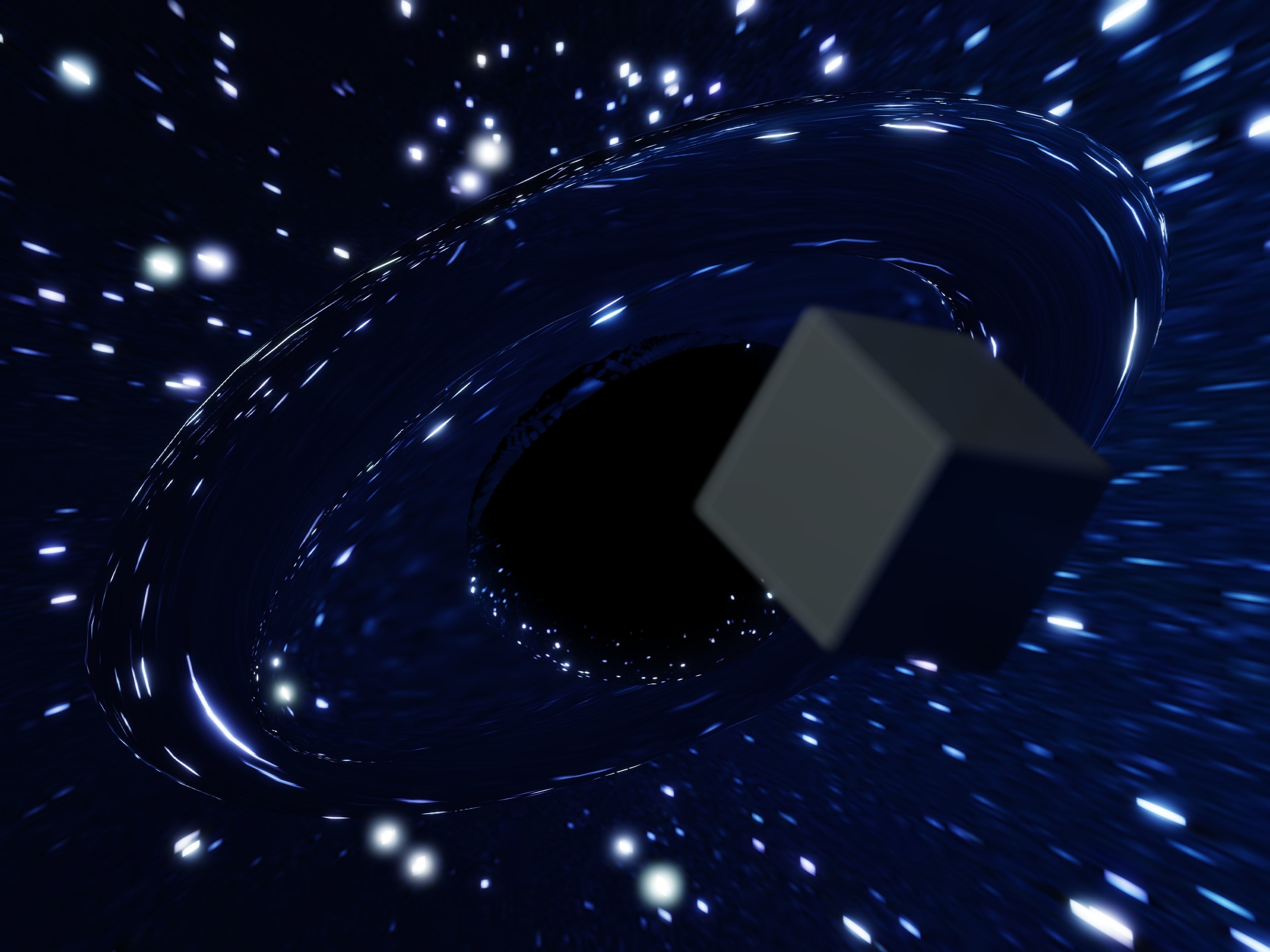 Black Hole Low-poly 3D model_10