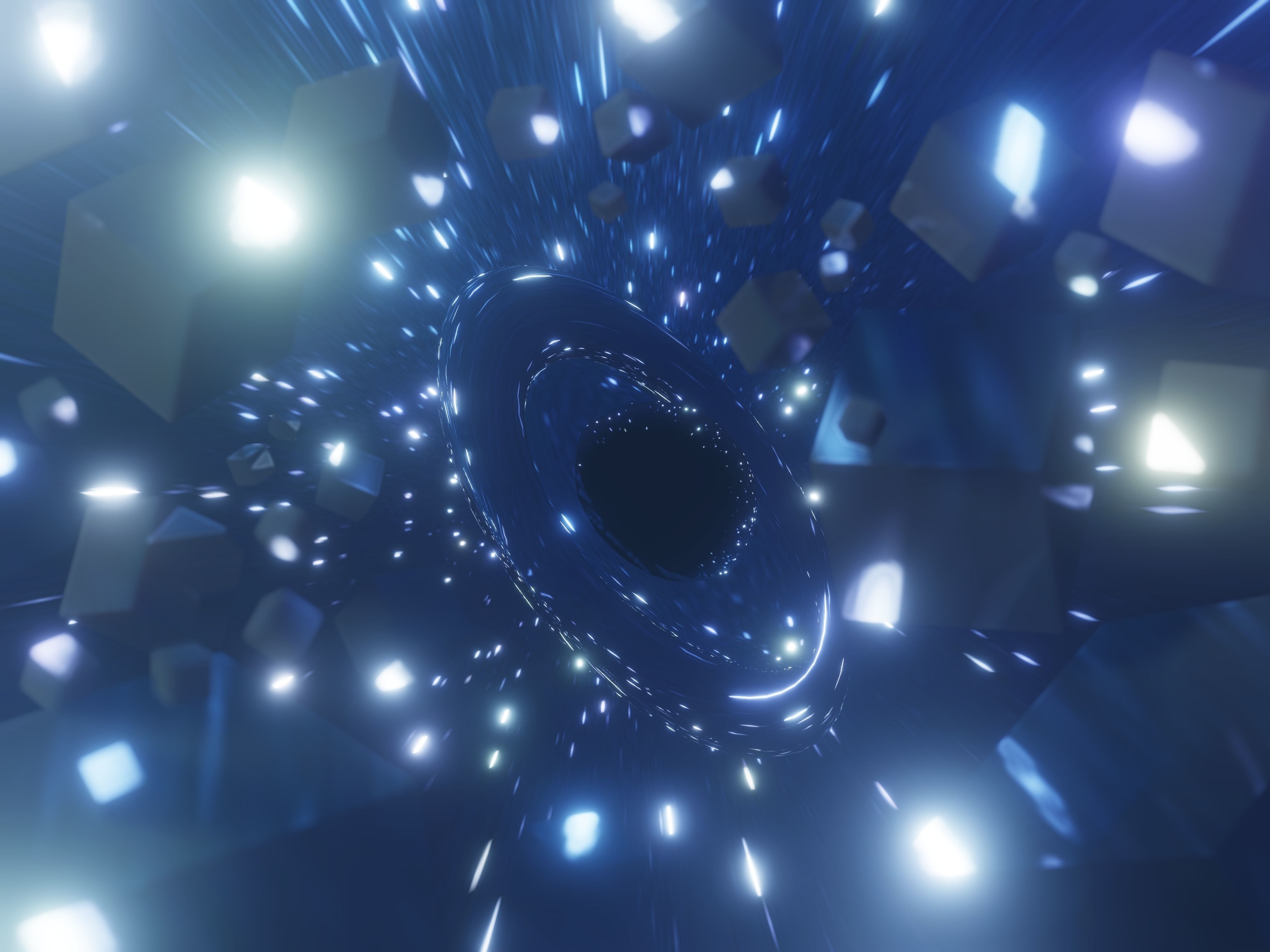 Black Hole Low-poly 3D model_6