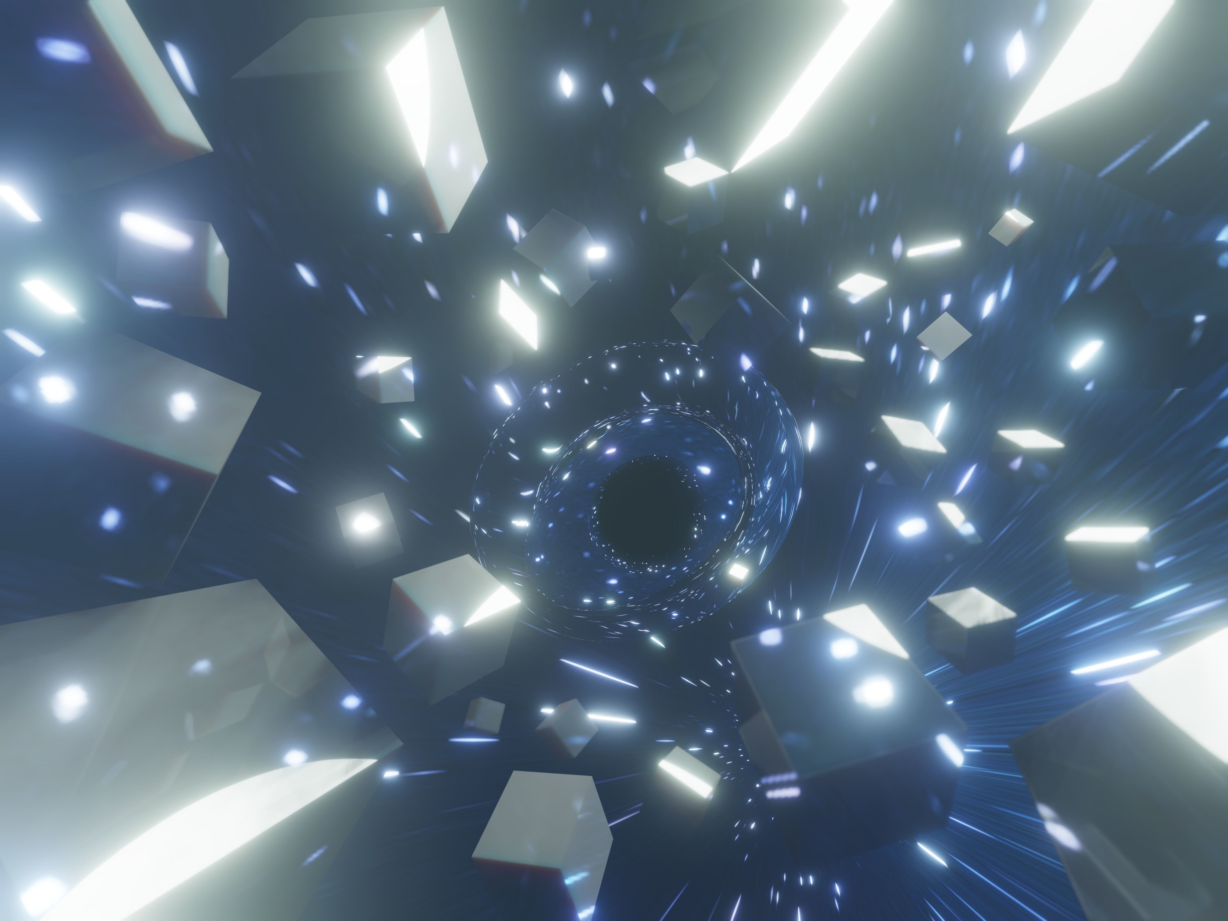 Black Hole Low-poly 3D model_5