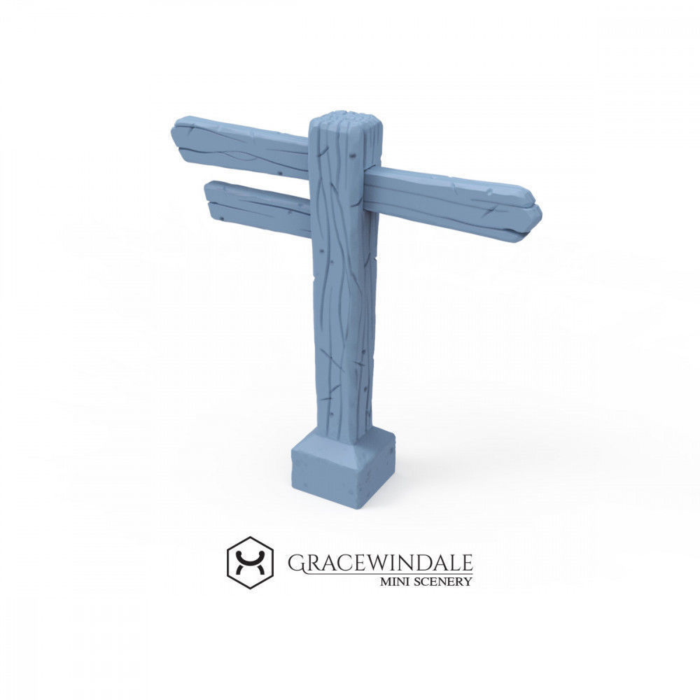 Posts Set by Gracewindale 3D print model_1