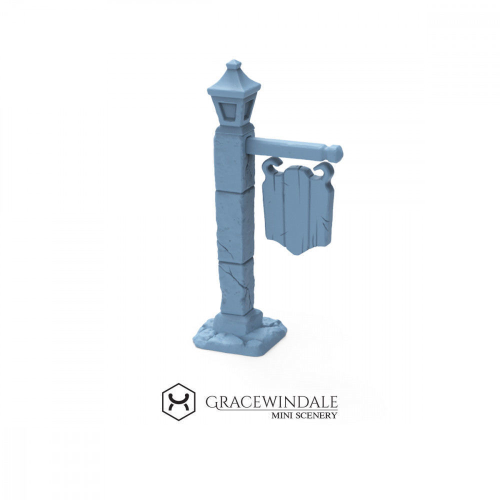 Posts Set by Gracewindale 3D print model_2
