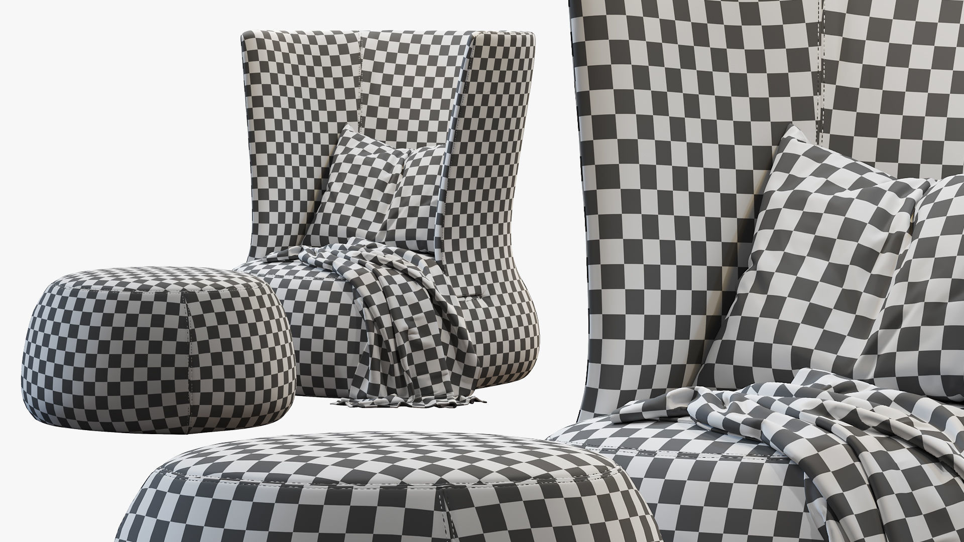 Armchair Fat-sofa by bb italia  3D model_7