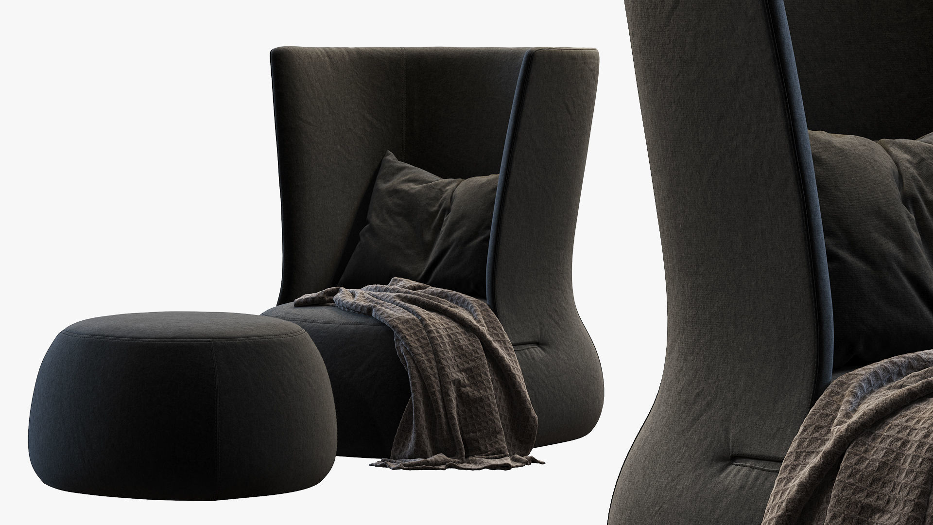 Armchair Fat-sofa by bb italia  3D model_5