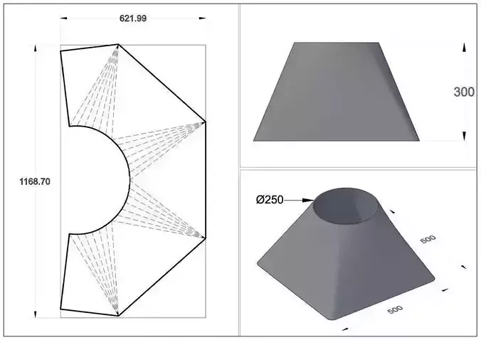 Transition Circle square Free 3D model
