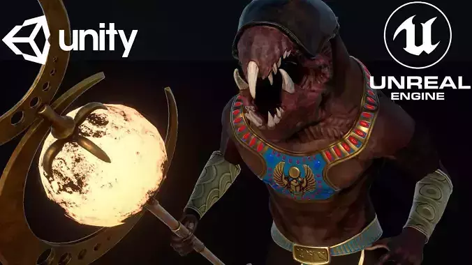 RA Assistant Low-poly 3D model