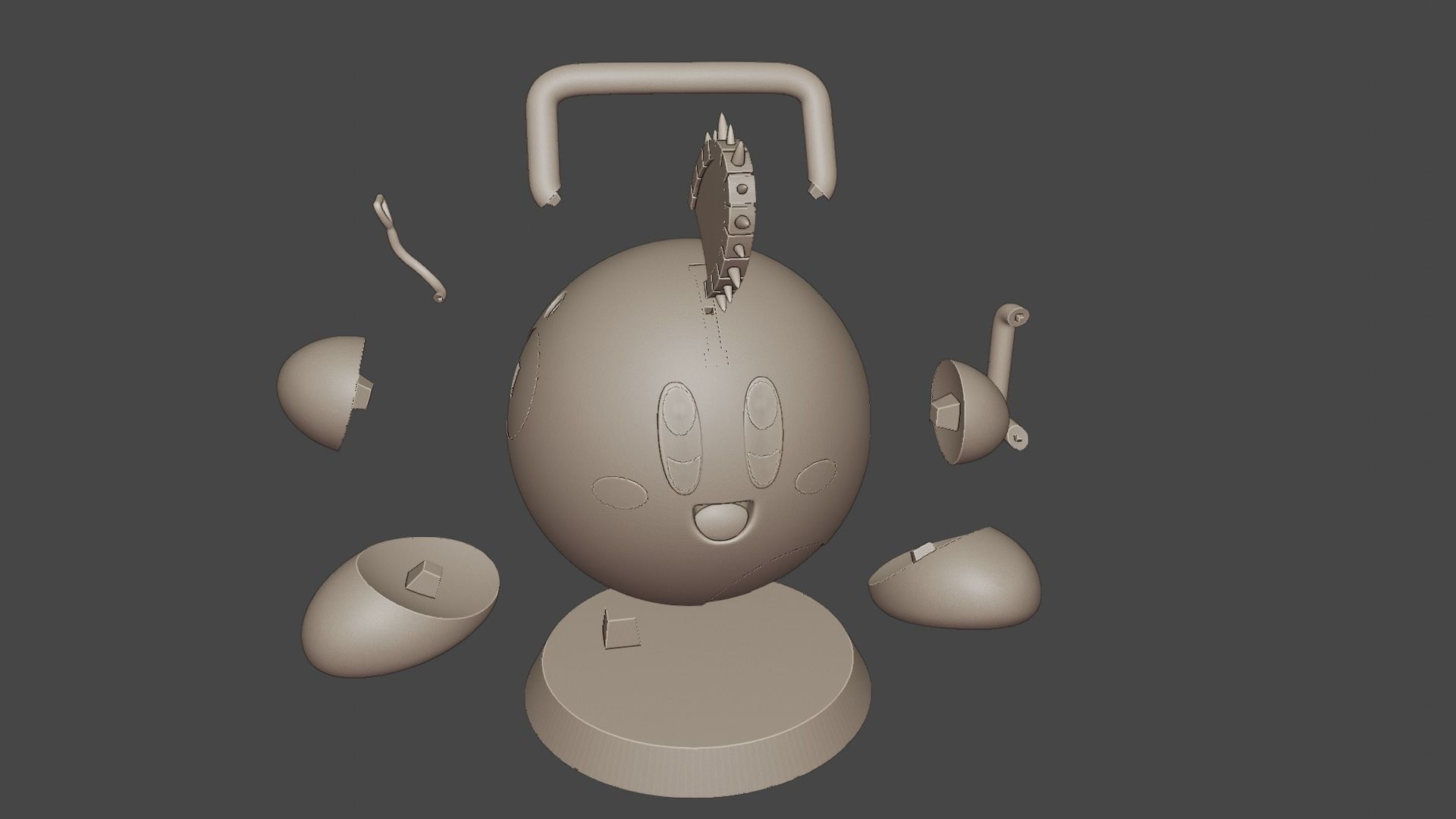 POCHITA - KIRBY CHAINSAW MAN 3D print model_5