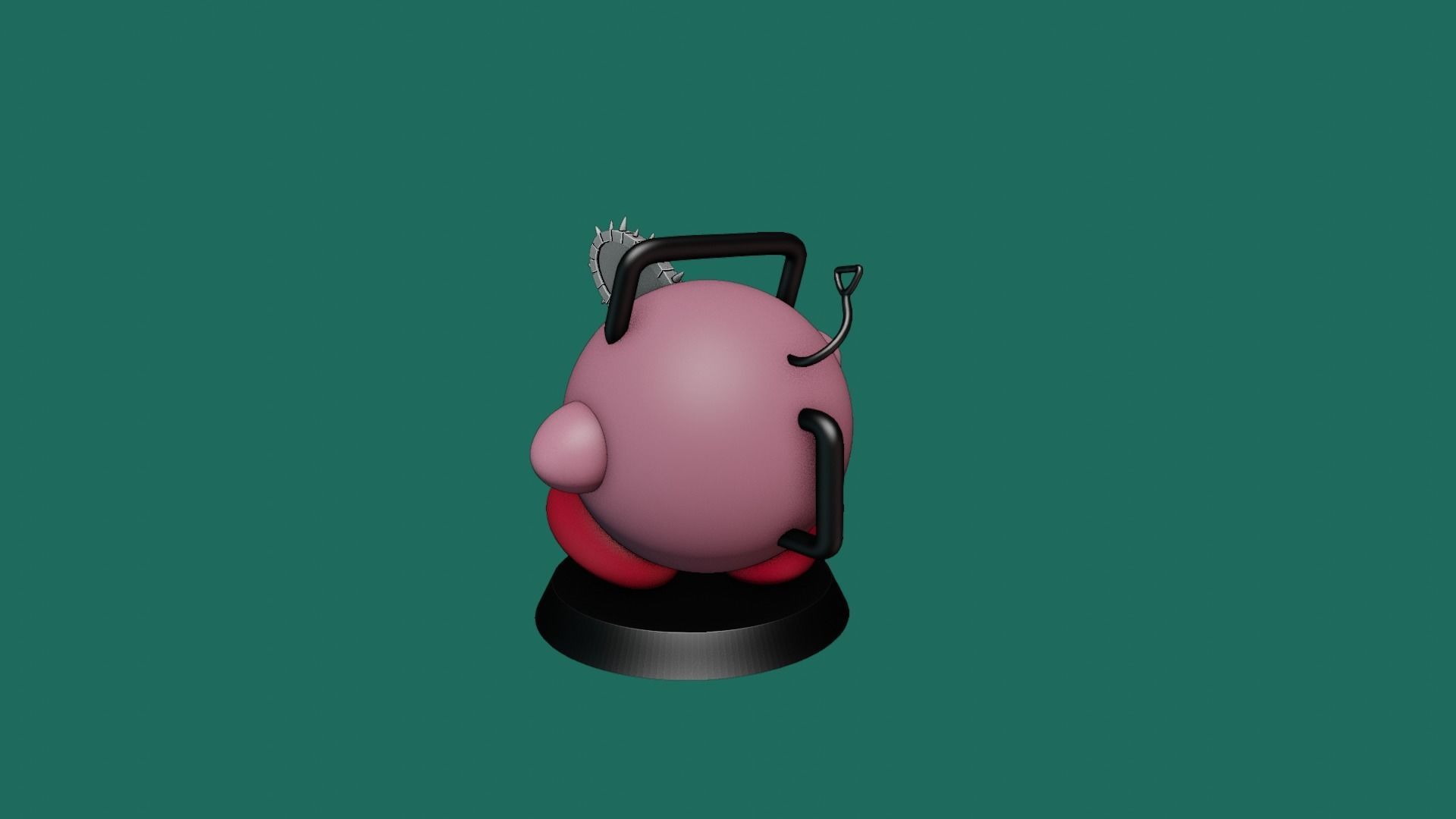 POCHITA - KIRBY CHAINSAW MAN 3D print model_2
