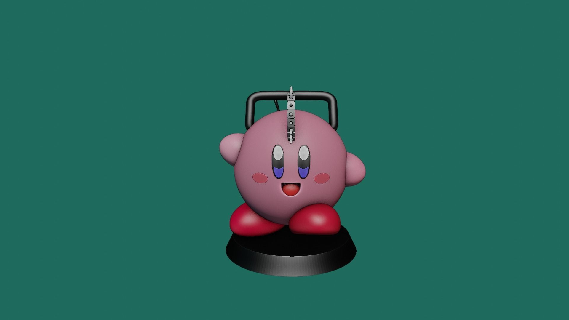 POCHITA - KIRBY CHAINSAW MAN 3D print model_13