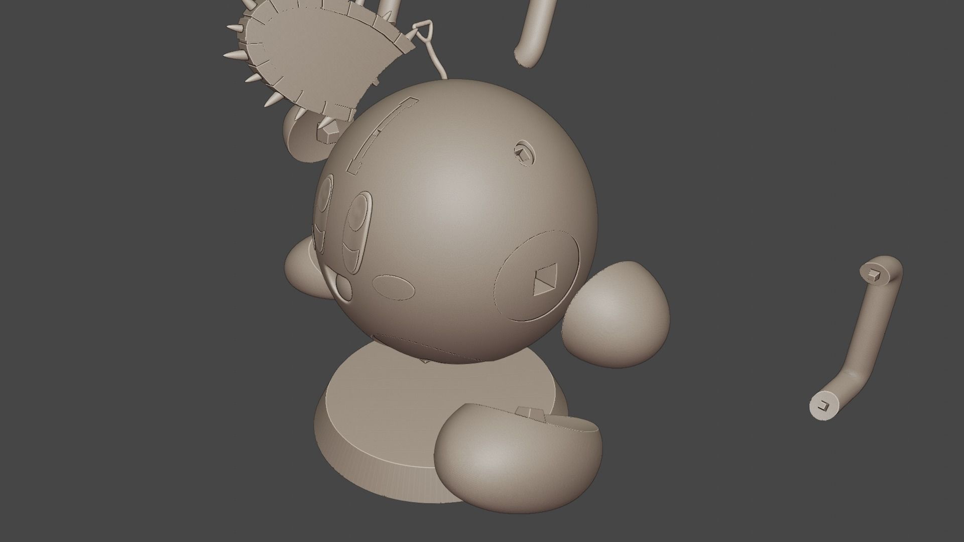 POCHITA - KIRBY CHAINSAW MAN 3D print model_12