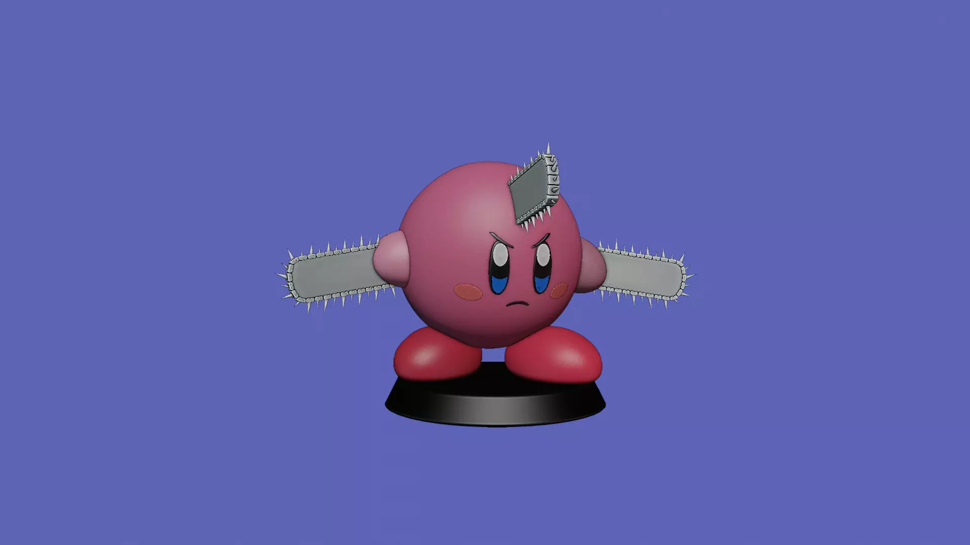 DENJI - KIRBY CHAINSAW MAN 3D print model_0
