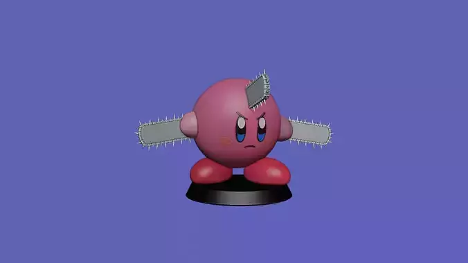 DENJI - KIRBY CHAINSAW MAN 3D print model