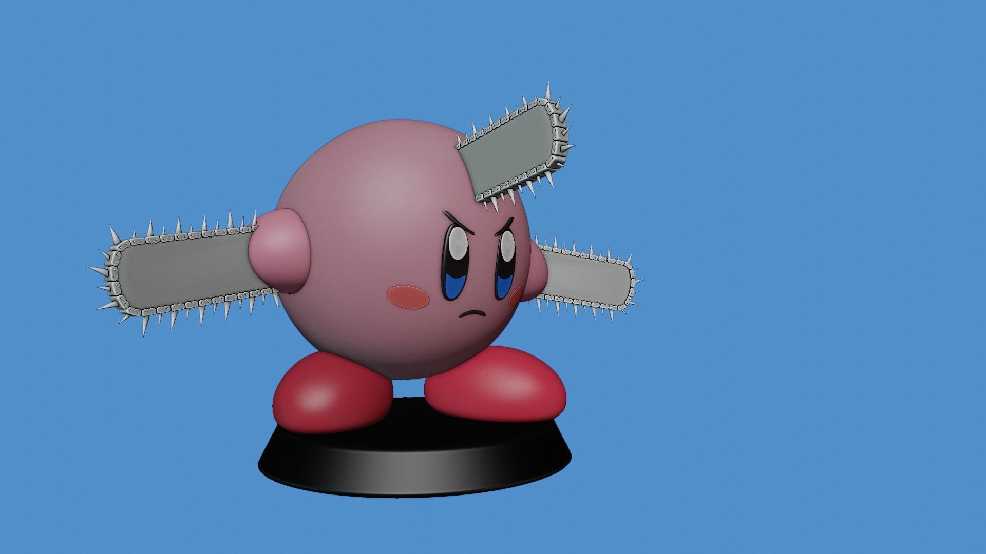 DENJI - KIRBY CHAINSAW MAN 3D print model_2