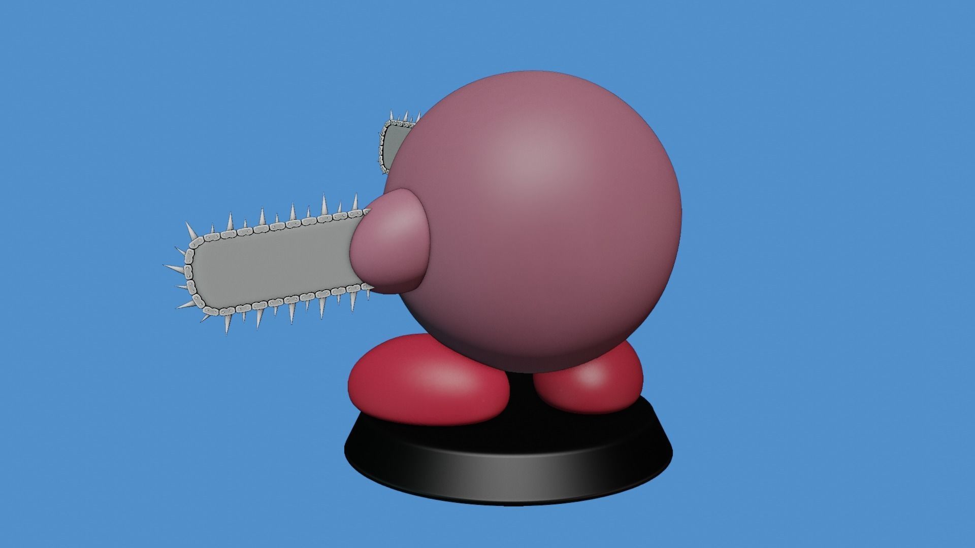 DENJI - KIRBY CHAINSAW MAN 3D print model_9