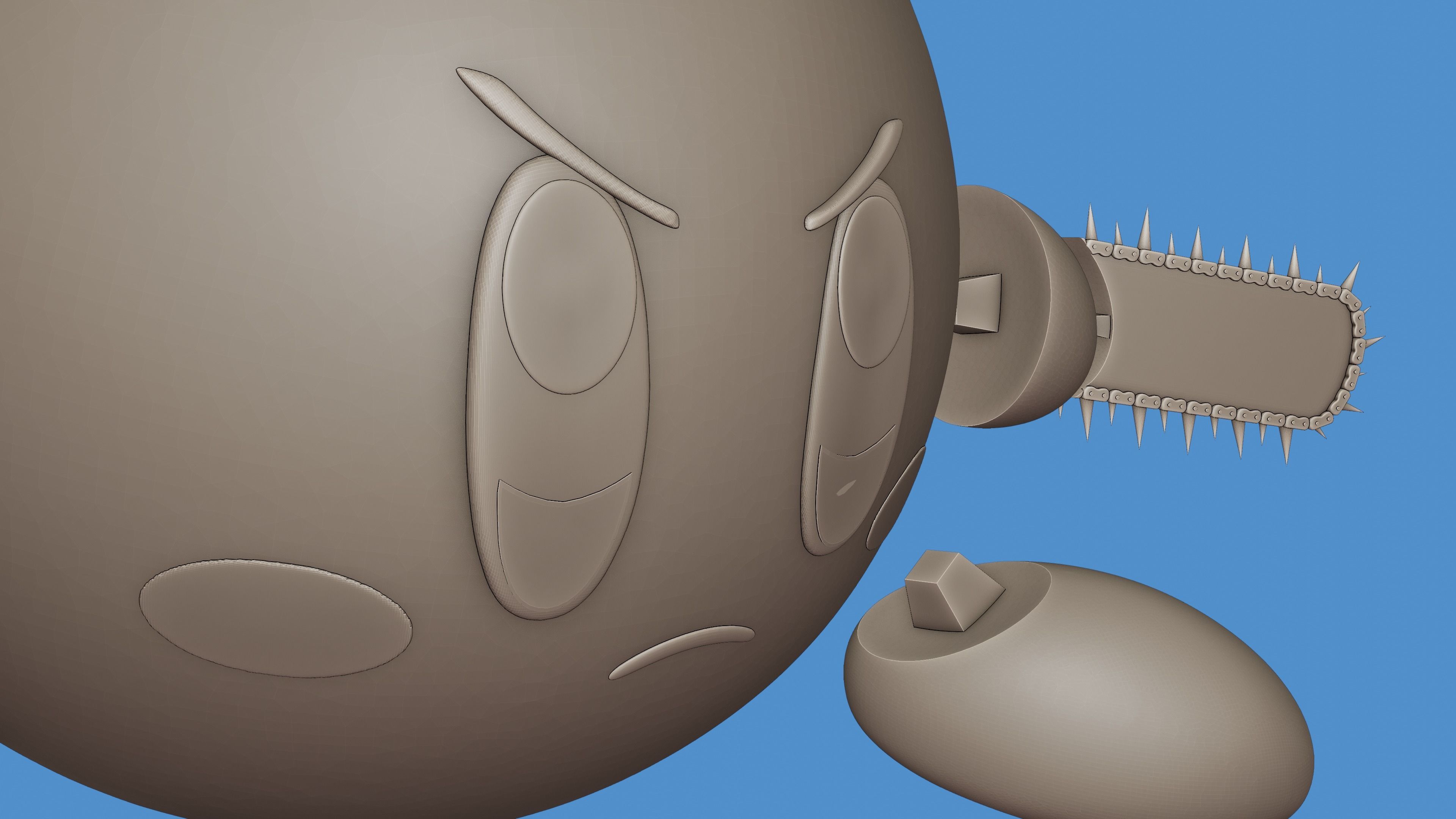 DENJI - KIRBY CHAINSAW MAN 3D print model_16