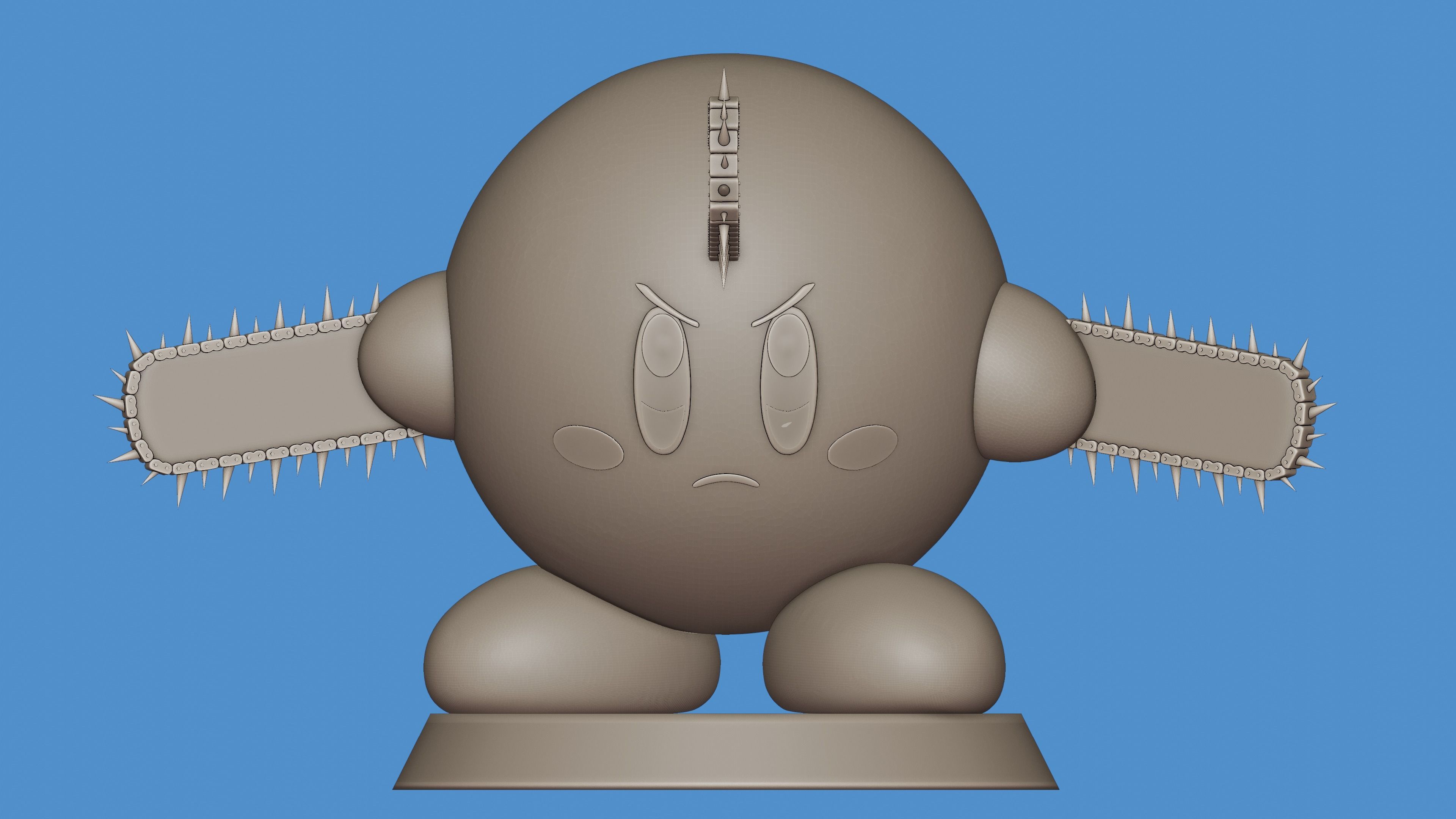 DENJI - KIRBY CHAINSAW MAN 3D print model_10