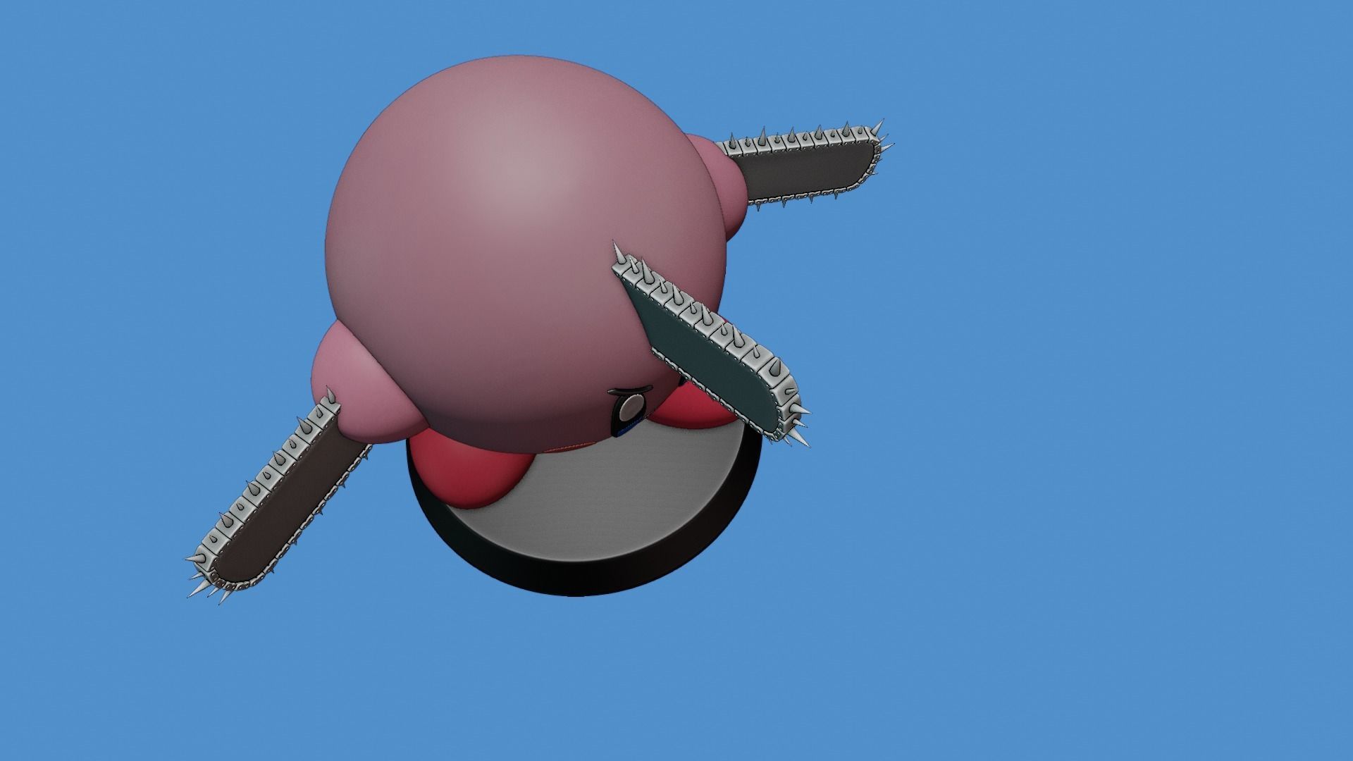 DENJI - KIRBY CHAINSAW MAN 3D print model_8