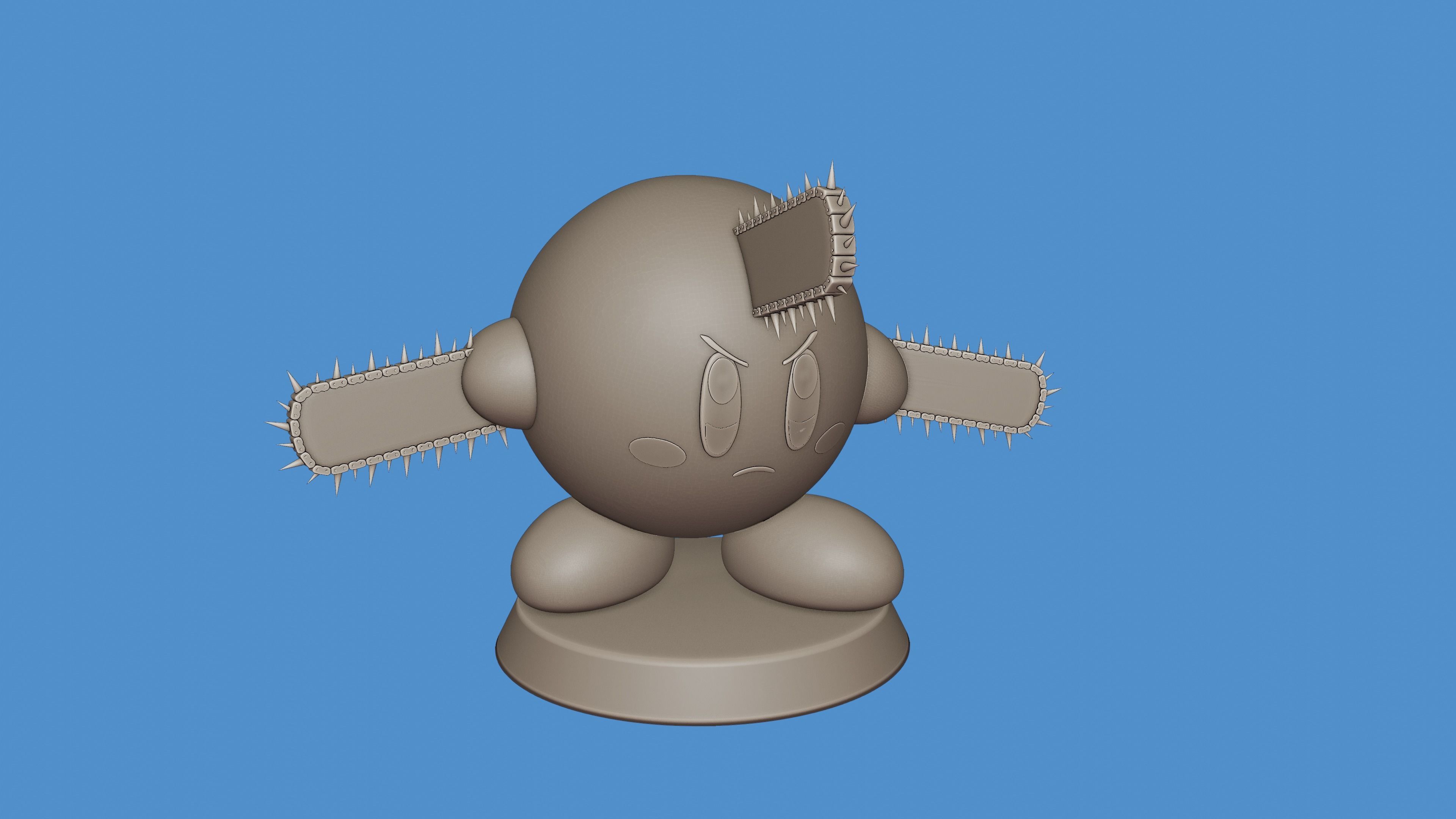 DENJI - KIRBY CHAINSAW MAN 3D print model_7