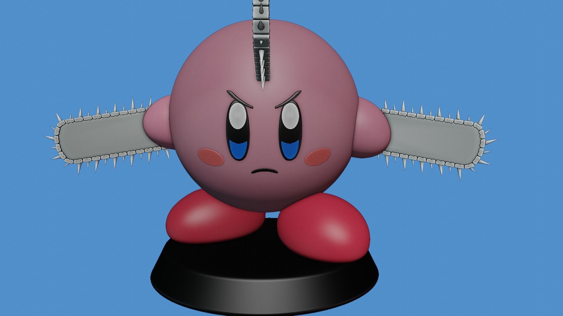 DENJI - KIRBY CHAINSAW MAN 3D print model_1