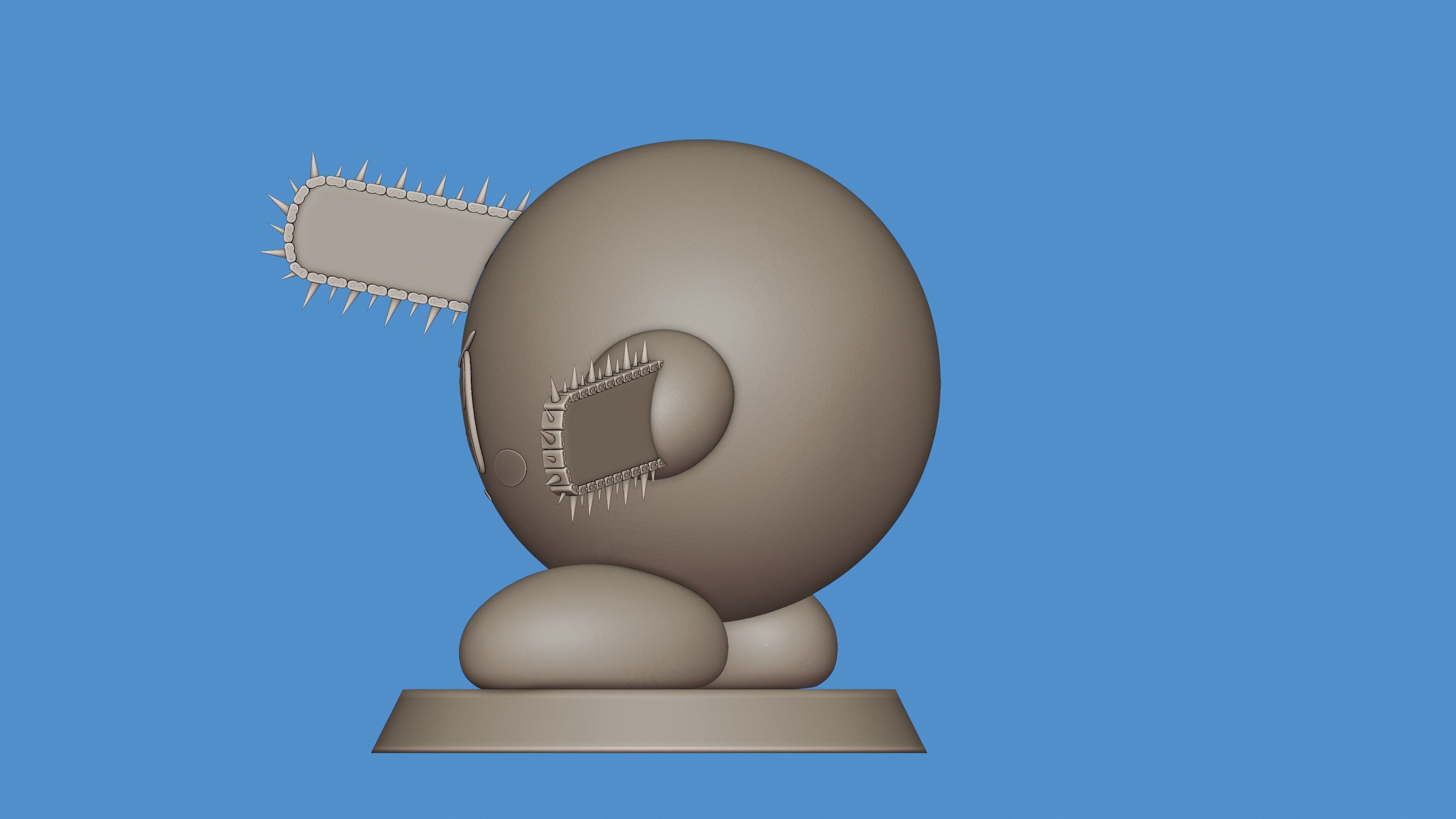 DENJI - KIRBY CHAINSAW MAN 3D print model_11