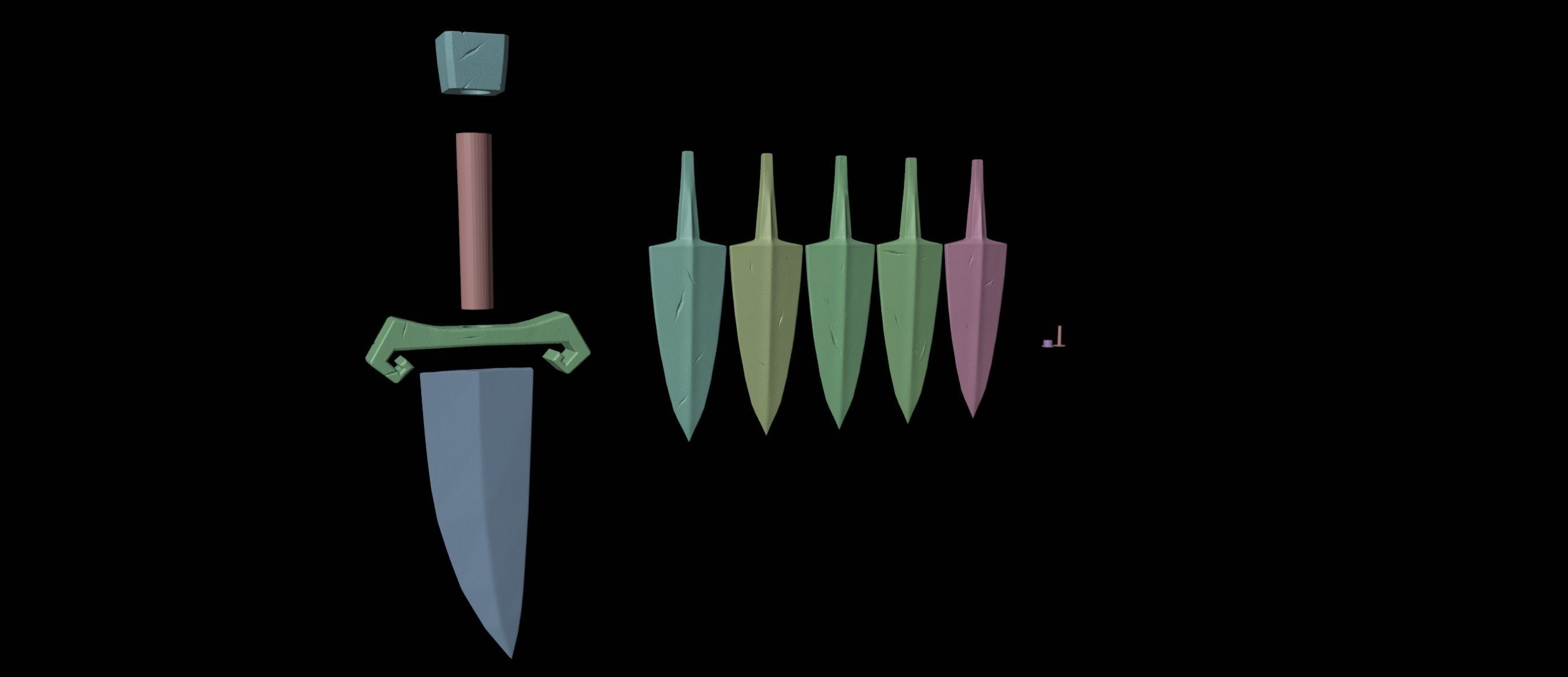 Black Swordsman Armor Manga Accurate 3D Model For Cosplay 3D print model_8