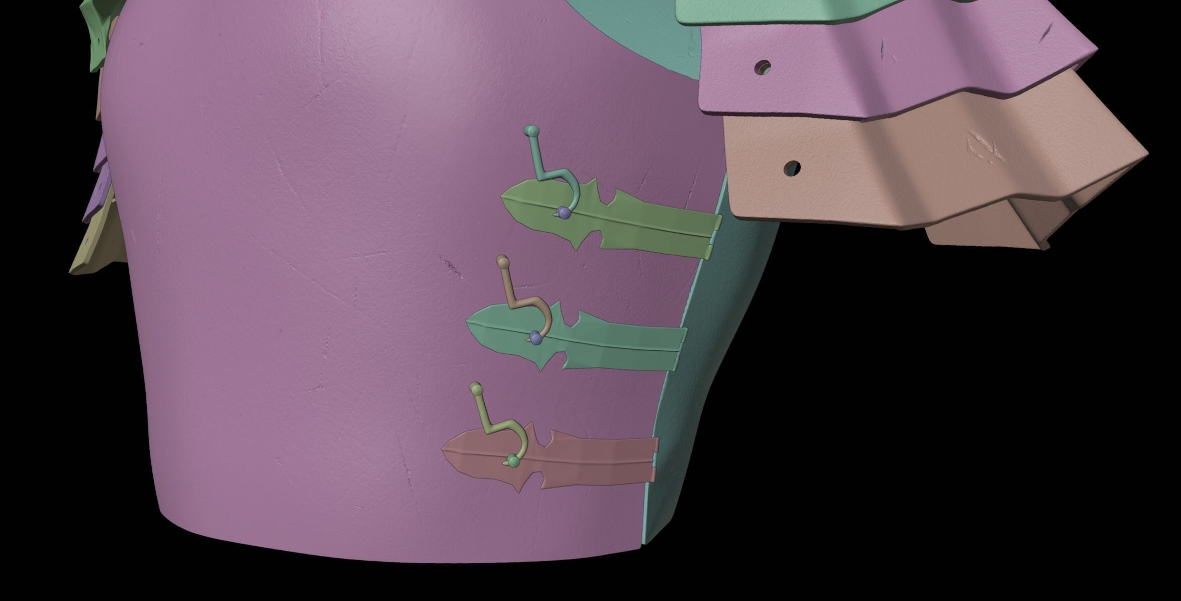 Black Swordsman Armor Manga Accurate 3D Model For Cosplay 3D print model_5