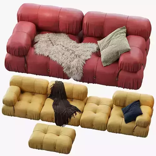 Camaleonda sofa by bb italia 3D model