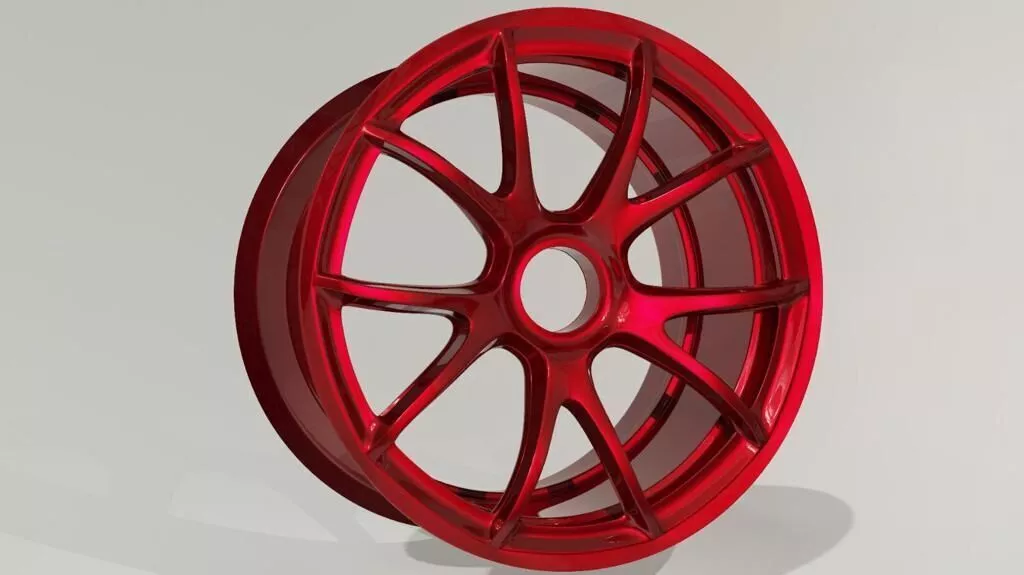 porsche gt3rs magnesium rims 3D model