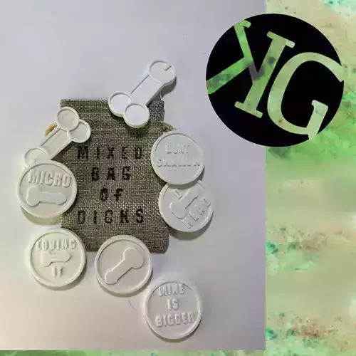 KG Customs and Creations Mixed bag of Dicks  3D print model