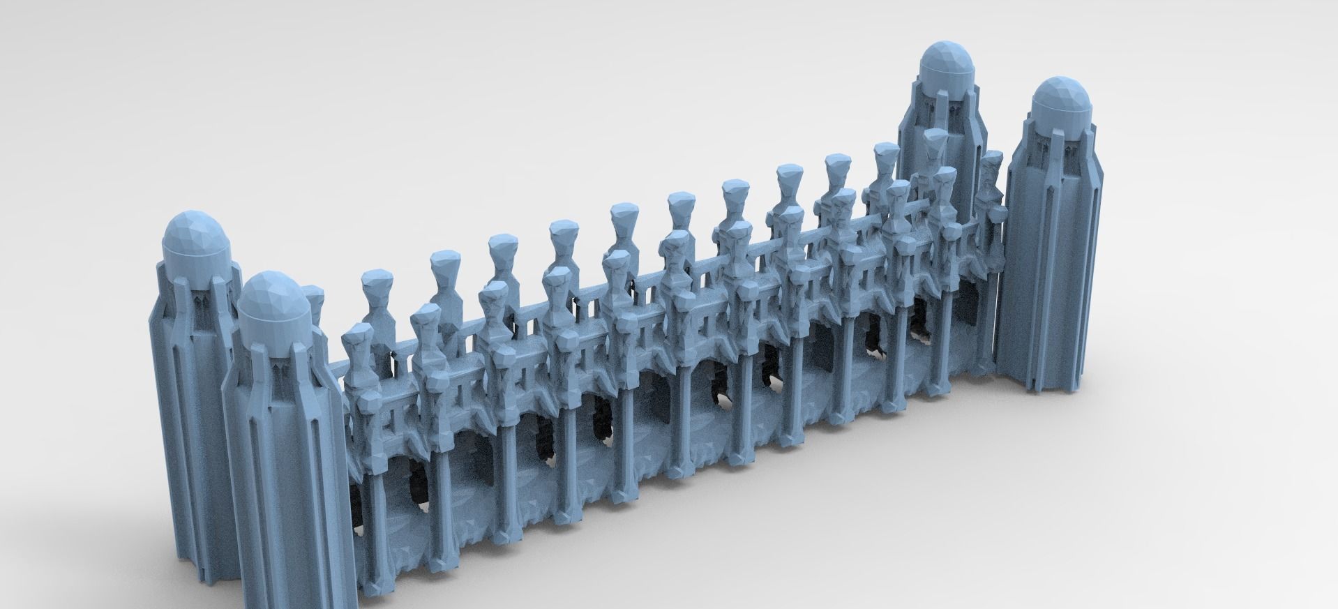 Ancient Stone bridge 5 low poly 3 3D model_1