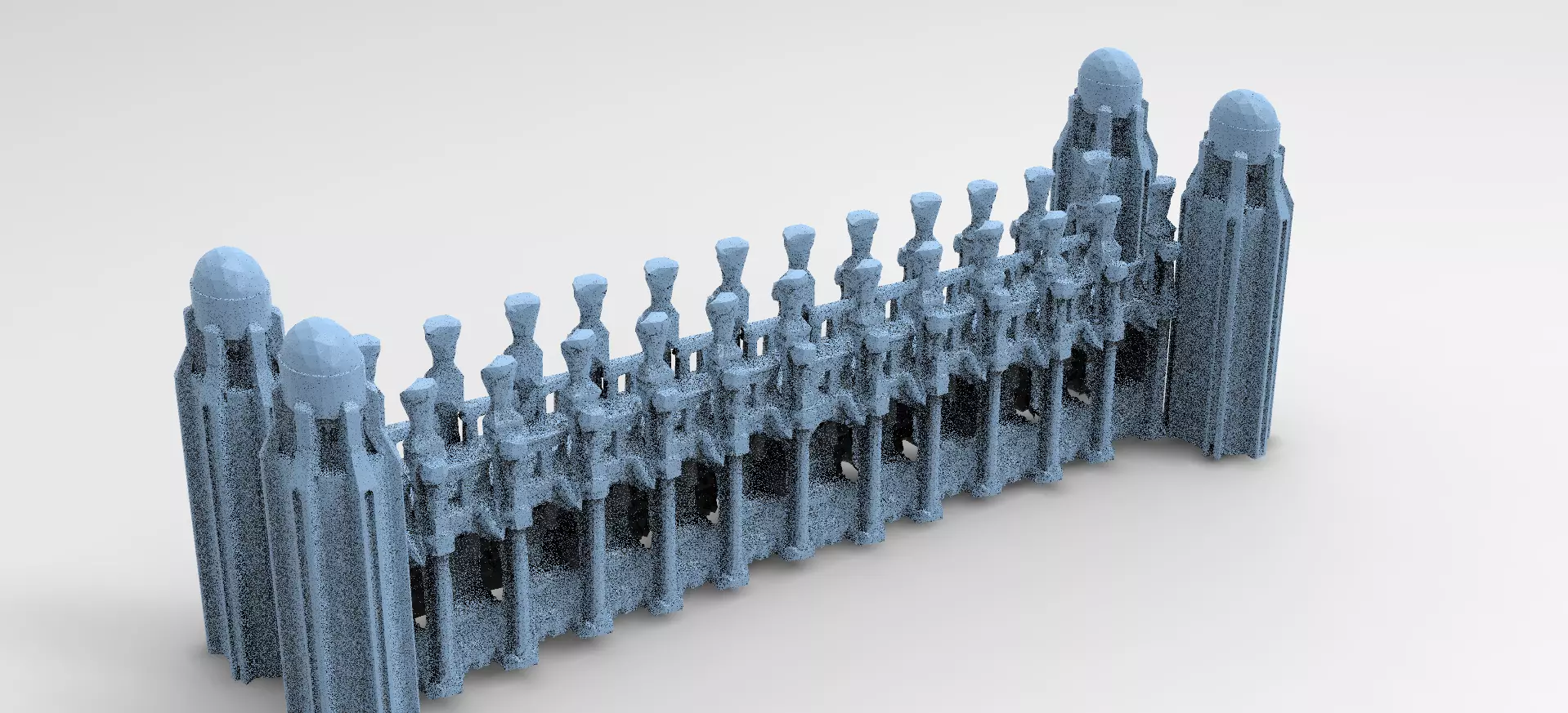 Ancient Stone bridge 5 low poly 3 3D model_0