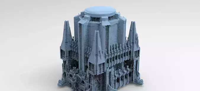 Ancient Hyborian stone temple