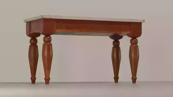 Interior Wood Table 