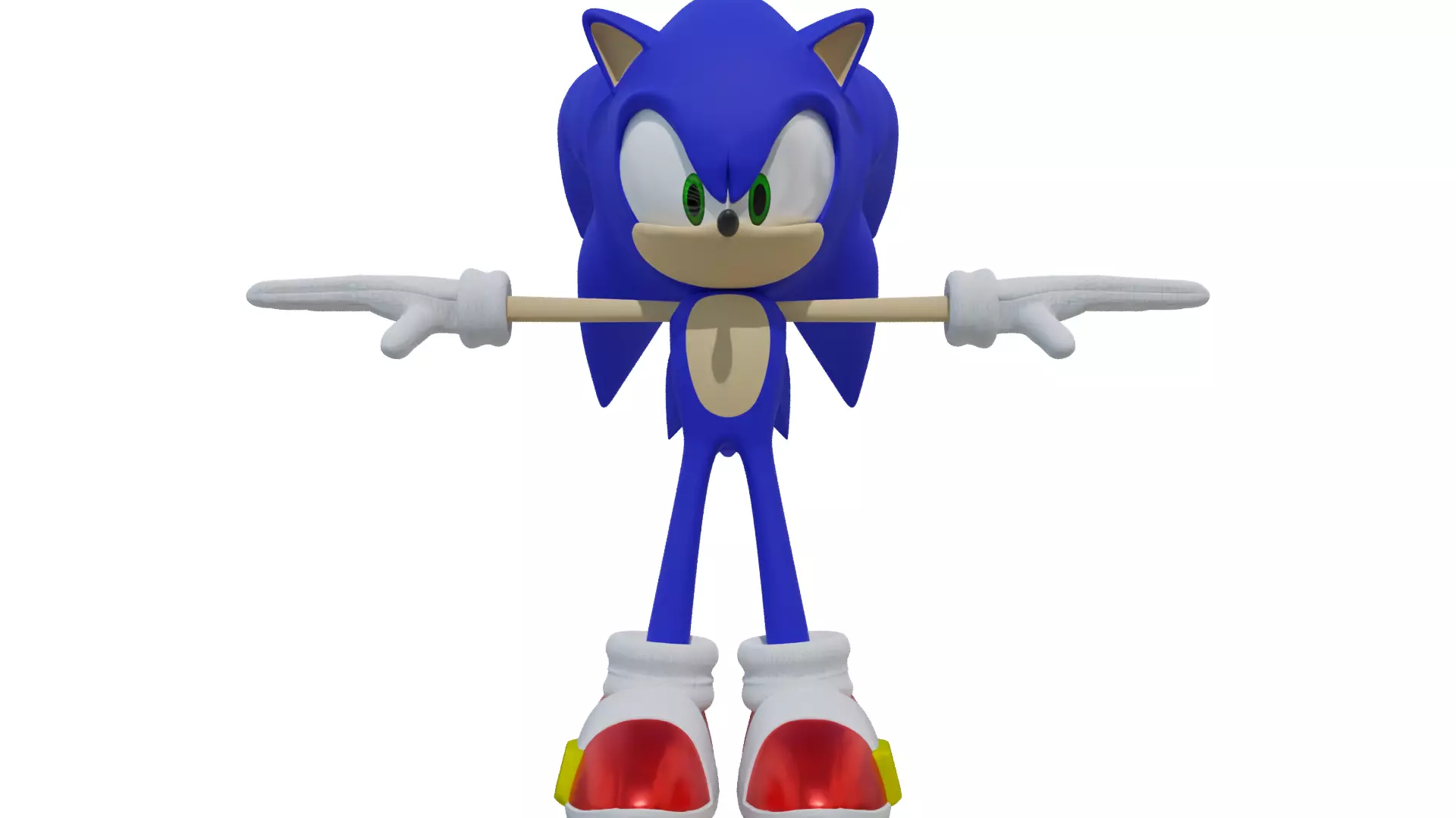 Sonic The hedgehog 3D model