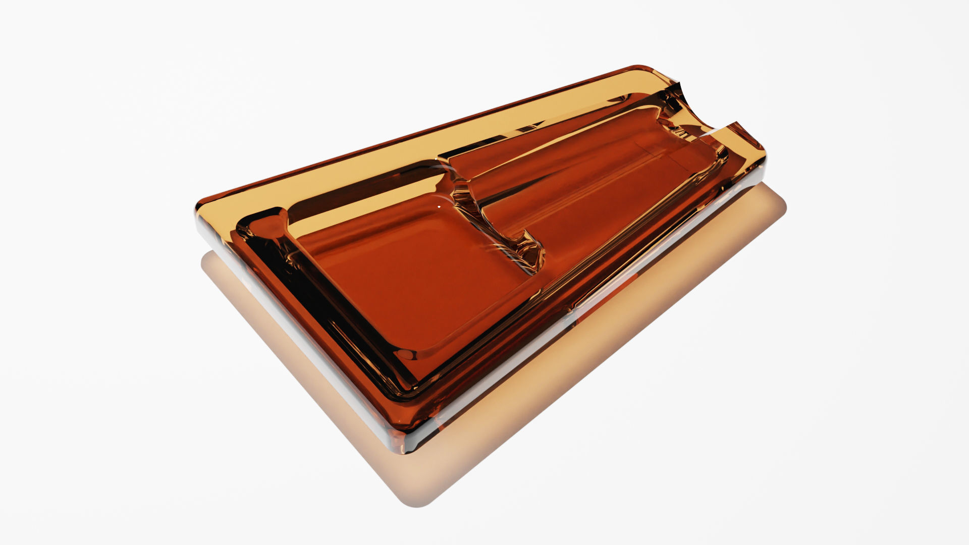 Cigar Ashtray Low-poly 3D model_3